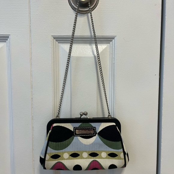 Isabella Fiore Mulitcolor clutch (with hidden chain) - Picture 1 of 10
